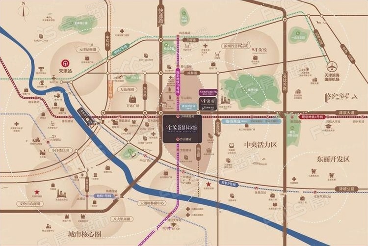 上东金茂智慧科学城三期楼盘位置图1