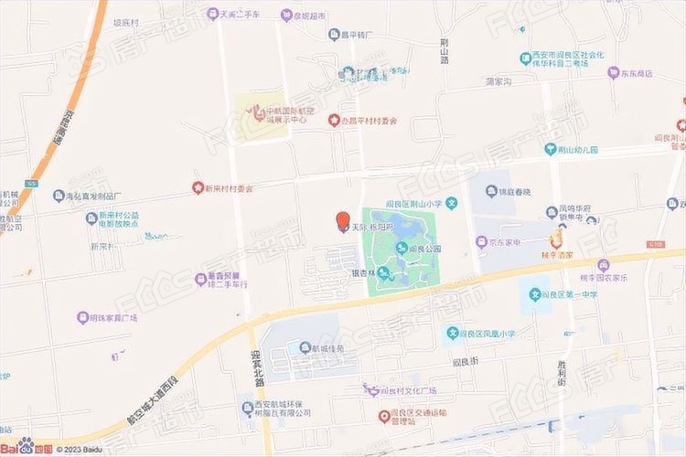 天际栎阳府楼盘位置图1