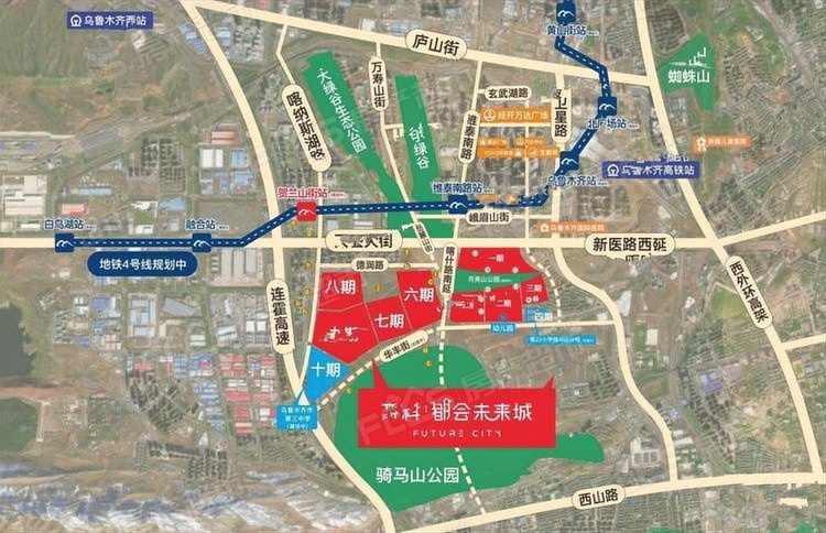 万科都会未来城楼盘位置图1