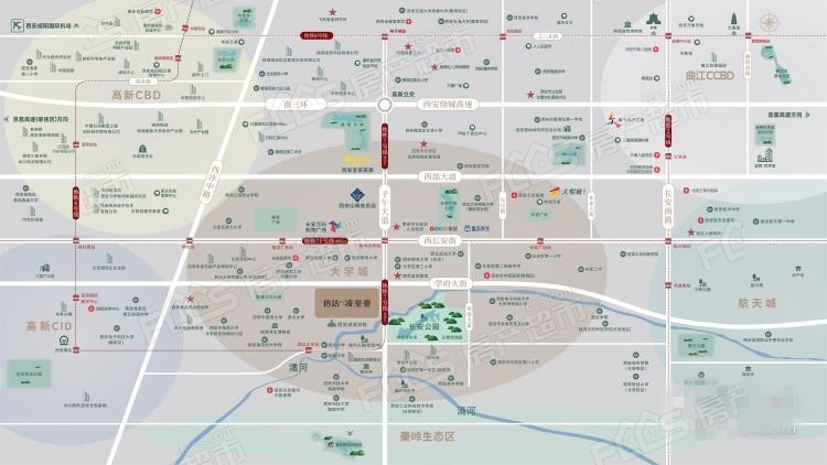 信达凌玺臺楼盘位置图1