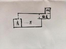 整租 | 碧桂园小区 一房一厅 家私电齐全拎包