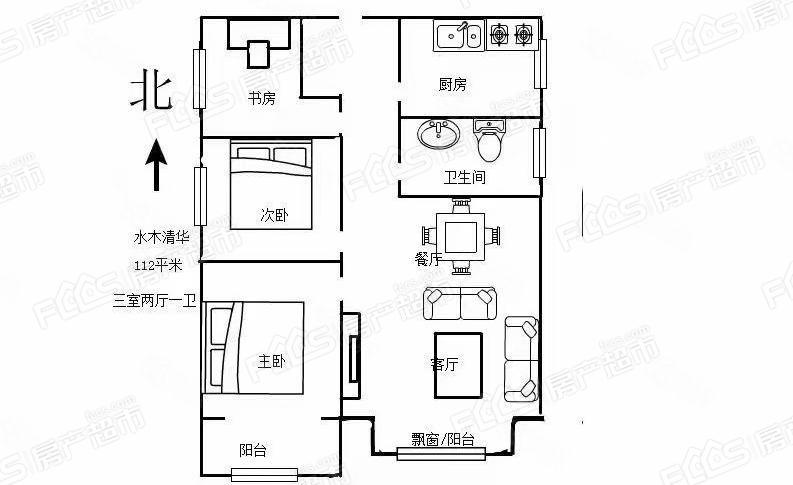 工商局家属院(三原)室内图