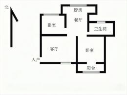 整租 | 华洲路九州花园两室一厅拎包入住